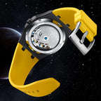 Custom Wholesale Bestselling Interstellar Sci-Fi Mechanical Watch Trendy Octagonal Case Luminous Waterproof Men Wristwatch-4