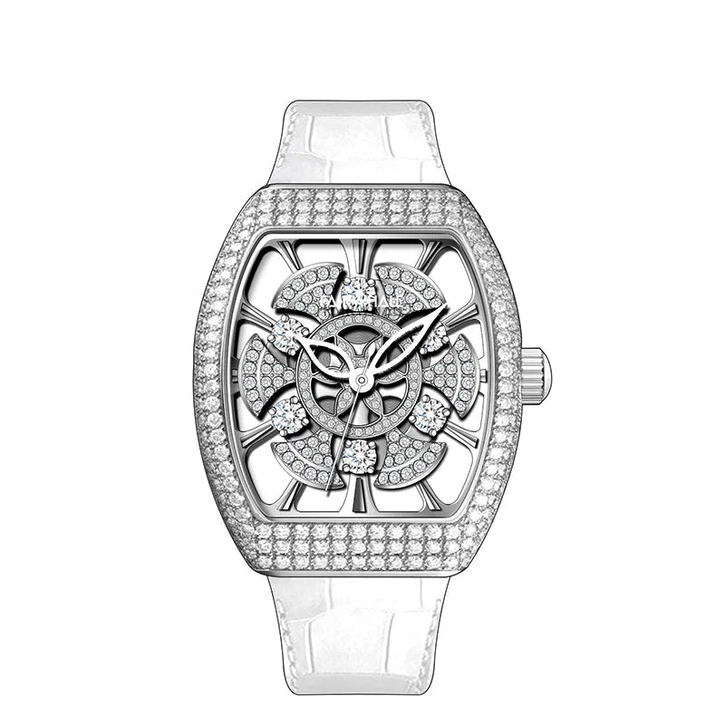 Luxury Brand Watch Women Quartz Waterproof Fashion Business Leather Lady Watch  Dial Watch-7