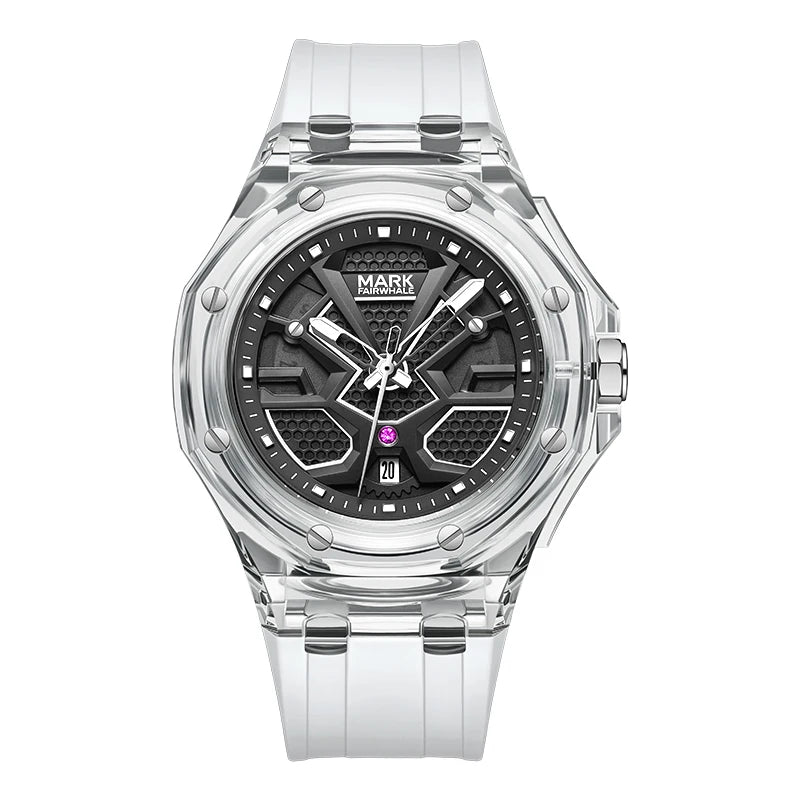 Luxury Sport Quartz Watches for Men Waterproof Wristwatches CalendarClock 44mm Dial Diameter 20mm Business Style-9