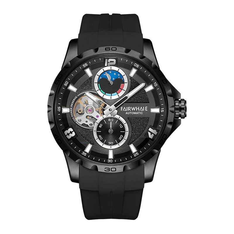 OEM ODM Men Watch Sapphire Stainless Steel Case Luminous Hand 40mm Automatic Mechanical Watch-7
