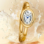 Mark Fairwhale Luxury Watches Ins Gold Metal Chain Trendy Women's Bracelet Watch Exquisite Lady Quartz Watch for Women Gift-2