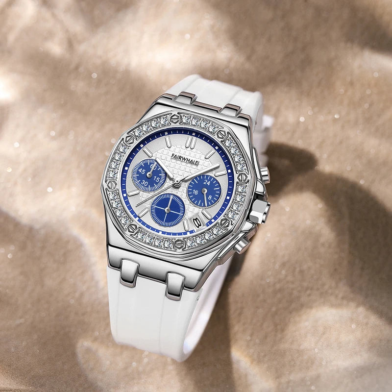 Luxury Women Wristwatch Diamond 3ATM Waterproof Design Watch Women Quartz Wrist Watches-0