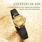 Mark Fairwhale Hot Sale Women's Quartz Watch Light Luxury Square Dial 24mm Alloy Case Business Versatile Mesh Strap Girl Watch-1