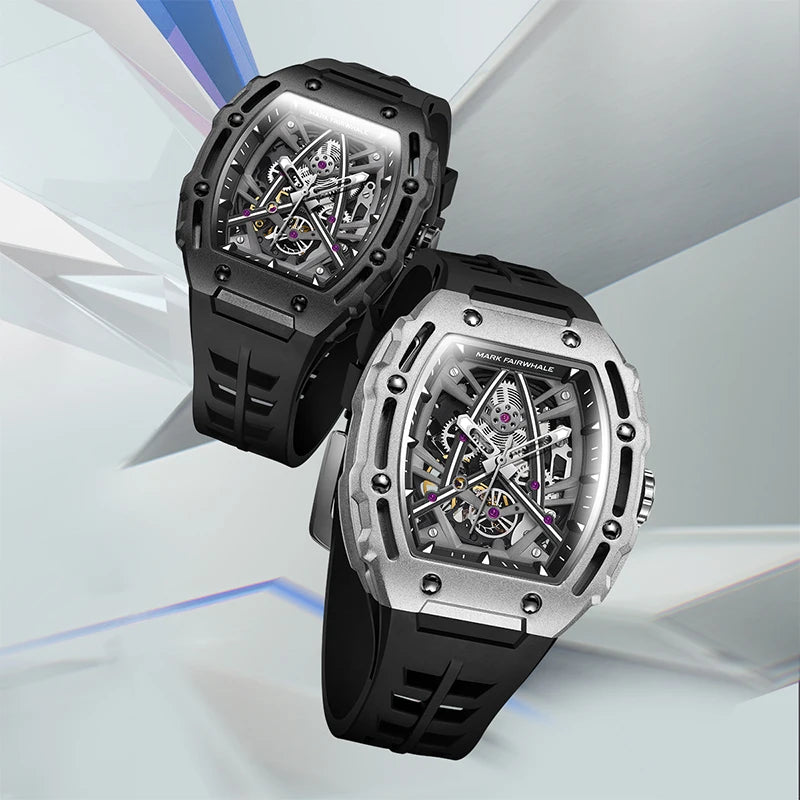 Mark Fairwhale Sport Fashion Luxury Waterproof Hollow Relojes Tourbillon Automatic Mechanical Watch-1