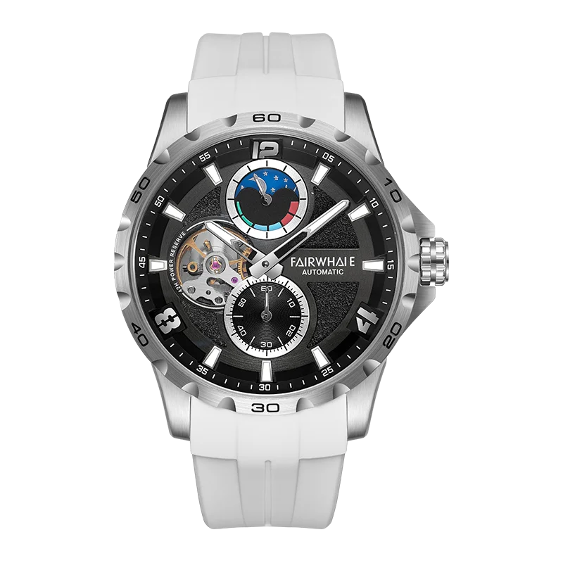 OEM ODM Men Watch Sapphire Stainless Steel Case Luminous Hand 40mm Automatic Mechanical Watch-6