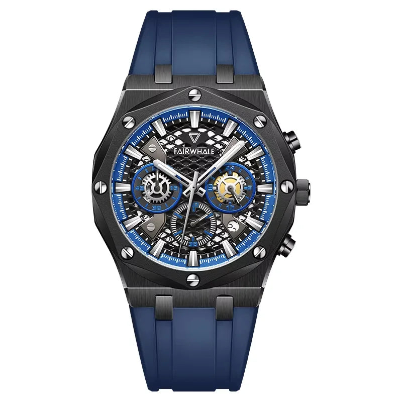 Fairwhale Fashion Men Wrist Watch New Arrival Three Eyes Chronograph Quartz Watches-6