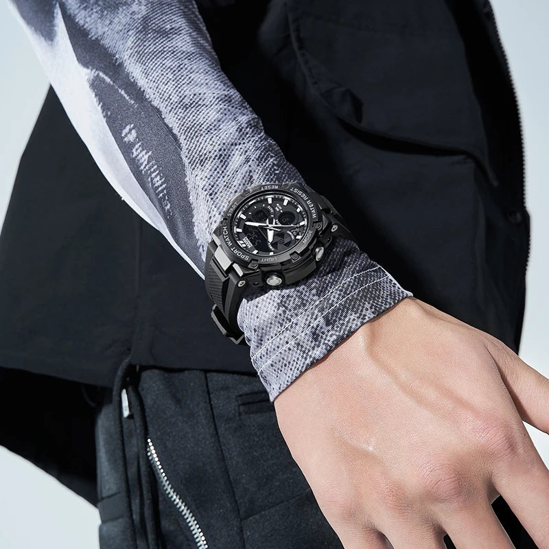 Mark Fairwhale New Sports Men's Digital Watch Silicone Strap Waterproof Luxury Watch Luminous Shockproof Clock Electronic Watch-5