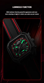 Fairwhale  New Watches Men Chronograph Sport Watches High Quality Silicone Strap Quartz Wristwatch-4