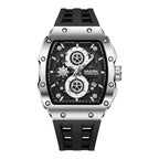 Mark Fairwhale 2025New Men's Quartz Watch Waterproof 3ATM Watch Calendar Tonneau Dial Scratch Resistant Glass Mirror Wrist Watch-6