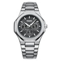 Fashion Water Resistant Stainless Steel Mutli-function Quartz Movement Wrist Watches for Men-6