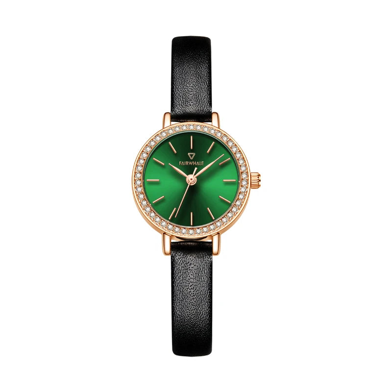 2023 Fashion Leather Woman Wrist Watch Band Quartz Wristwatch Luxury Ladies Quartz Watches-6