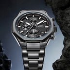 Mark Fairwhale New Cross Border Stylish Trendy Mens Watch Multi Function Chronograph Luminous Water Resistant Quartz Watch-0