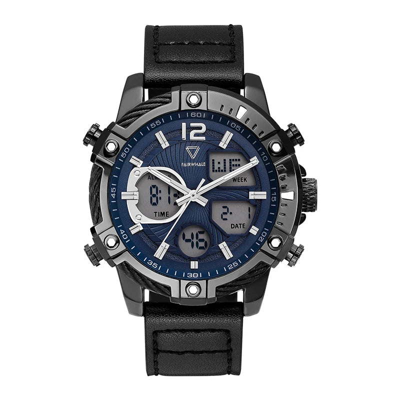 Watch Manufacturer Factory Wrist Watch Men Analog Quartz Wristwatch Luxury Stainless Steel Case Watches-6