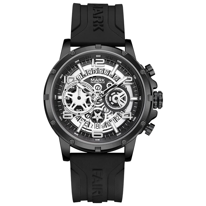 Mark Fairwhale New Arrival Fashion Trendy Sporty Mens Multifunctional Luminous Water Resistant Quartz Watch Wholesale-7