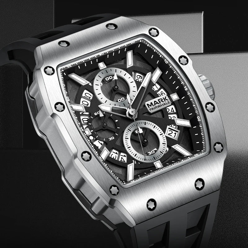 Brand New Fashion Watch Men Waterproof Quartz Watch for Men Chronograph Luxury Watch Male-0