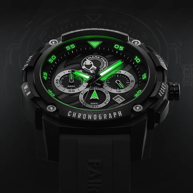 Fairwhale Brand Wrist Quartz Chronograph Watch Custom Logo Sport Luxury Young Men Watch-3