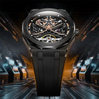 Top Luxury Brand Men Watches Rubber Strap Sapphire Glass Sports Watch Chronograph Men Automatic Watch-1
