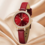 2023 Fashion Leather Woman Wrist Watch Band Quartz Wristwatch Luxury Ladies Quartz Watches-0