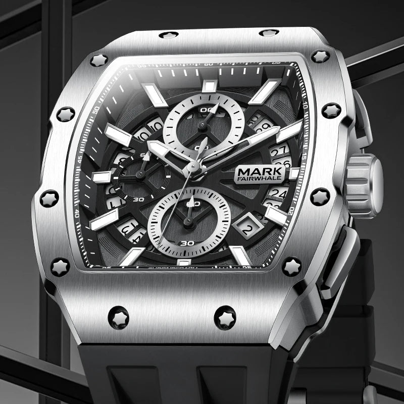 Brand New Fashion Watch Men Waterproof Quartz Watch for Men Chronograph Luxury Watch Male-1