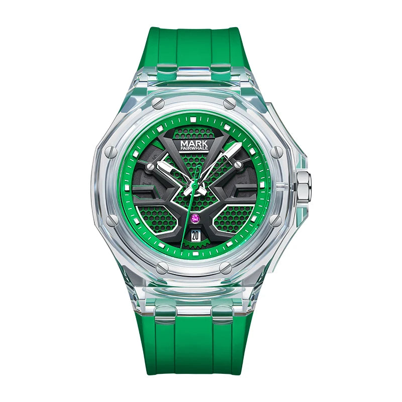 Luxury Sport Quartz Watches for Men Waterproof Wristwatches CalendarClock 44mm Dial Diameter 20mm Business Style-6
