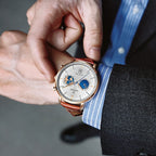 Newest Luxury Multi-Function Men's Leather Quartz Watches Business Simple Design-1