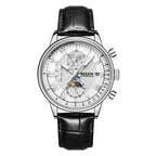 Mark Fairwhale New Cross Border Light Luxury Retro Business Mens Watch Chronograph Luminous Waterproof Quartz Watch Wholesale-6