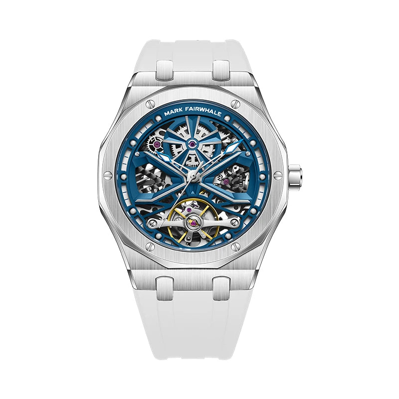 Top Luxury Brand Men Watches Rubber Strap Sapphire Glass Sports Watch Chronograph Men Automatic Watch-6