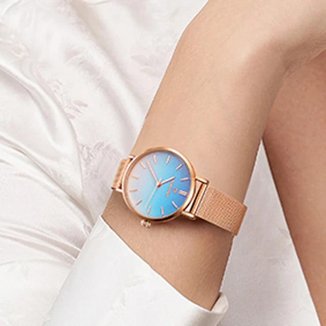 Brand 2022 New Women Minimalist Watches Miyota Movement 3ATM Waterproof Ultra Thin Stainless Steel Wrist Watches-2
