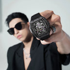 Mark Fairwhale Sport Fashion Luxury Waterproof Hollow Relojes Tourbillon Automatic Mechanical Watch-5