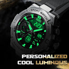 Mark Fairwhale New Sports Men's Digital Watch Silicone Strap Waterproof Luxury Watch Luminous Shockproof Clock Electronic Watch-1