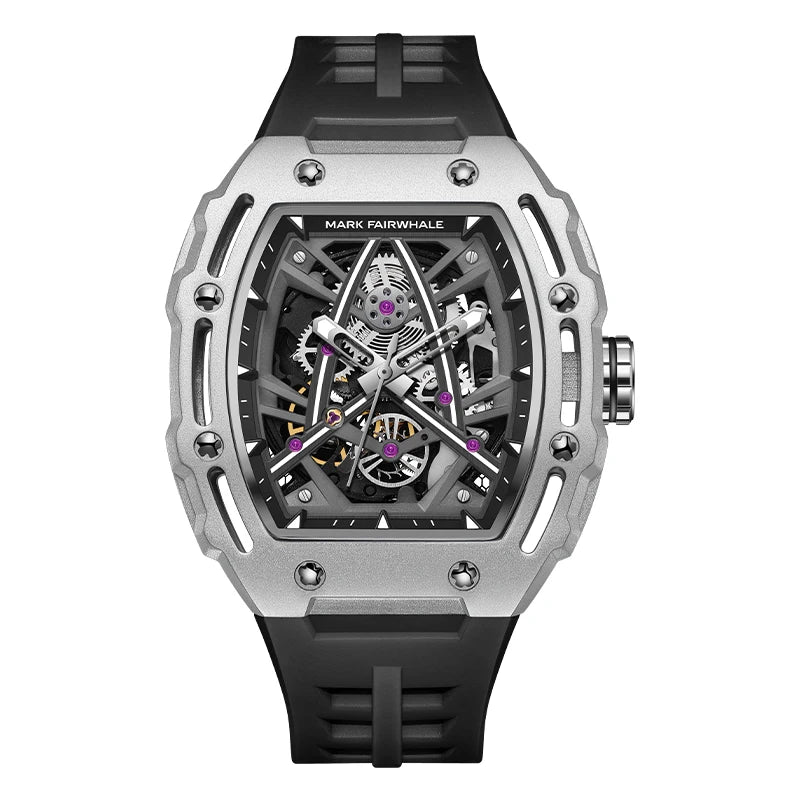 Mark Fairwhale Sport Fashion Luxury Waterproof Hollow Relojes Tourbillon Automatic Mechanical Watch-7