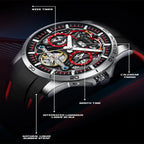 Men's Mechanical Watches Luxurious Wristwatch Date Frame Calender Mechanical Watch Business Automatic Mechanical Watch-3