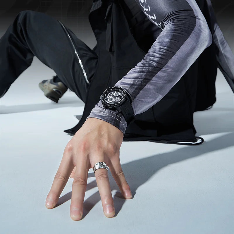 Fairwhale Brand Wrist Quartz Chronograph Watch Custom Logo Sport Luxury Young Men Watch-5