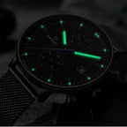 Mark Fairwhale Men's Quartz Watches Wholesale Luxury Waterproo Date Luminous Watch Sports Wristwatch-2
