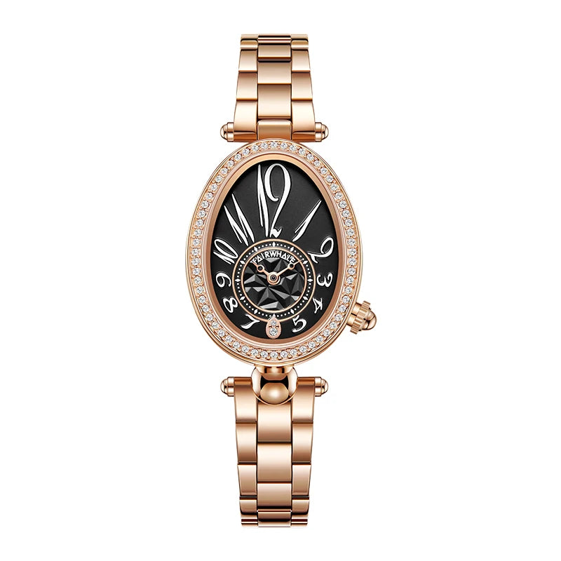 Fairwhale Women Diamond Luxury Wristwatch Dial Minimalism Women Quartz Watches-9