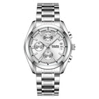 Mark Fairwhale High Quality Luxury Designer Sports Stainless Band Minimalist Casual Chronography Waterproof Men Quartz Watches-6