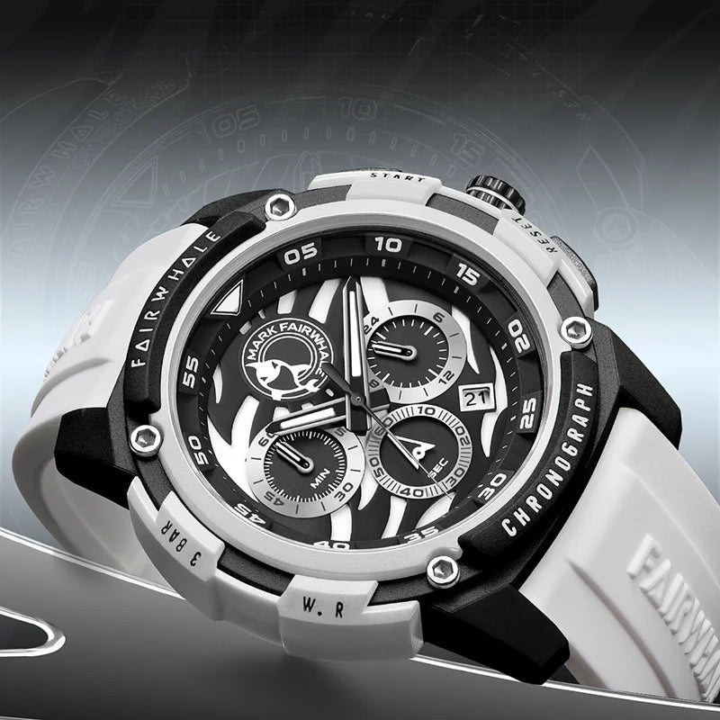 Fairwhale Brand Wrist Quartz Chronograph Watch Custom Logo Sport Luxury Young Men Watch-2