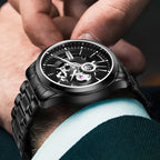 Custom logo Fashion Waterproof Men's Luxury Special Dial Automatic Mechanical Watch 316L Men's Mechanical Watch-3