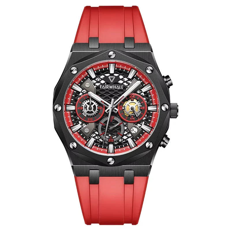 Fairwhale Fashion Men Wrist Watch New Arrival Three Eyes Chronograph Quartz Watches-7