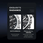 Mark Fairwhale New Cross Border Stylish Trendy Mens Watch Multi Function Chronograph Luminous Water Resistant Quartz Watch-3