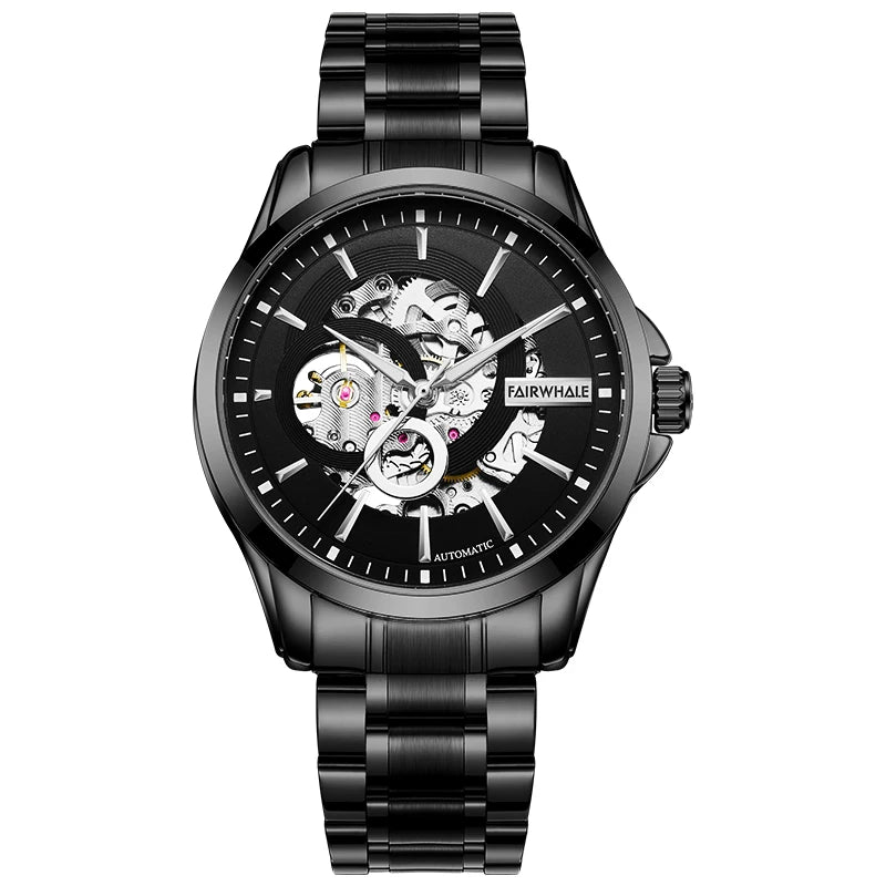 Custom logo Fashion Waterproof Men's Luxury Special Dial Automatic Mechanical Watch 316L Men's Mechanical Watch-7