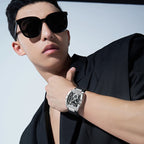 Top Brand Watch Men Luxury Multifunctional Luminous Waterproof Sports Chronograph Quartz Watches-4