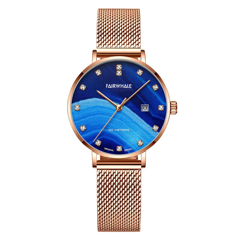 2022 Hot Sell Elegant Women Wrist Luxury Watch Fashion Classic Stainless Steel Quartz Watches for Ladies-2