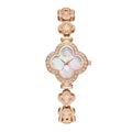 Mark Fairwhale New Arrival Four Leaf Clover Themed Design Womens Watch Fashionable Trendy Metal Strap Quartz Watch  Wholesale-6