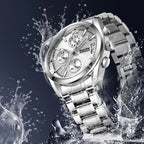 Mark Fairwhale High Quality Luxury Designer Sports Stainless Band Minimalist Casual Chronography Waterproof Men Quartz Watches-1