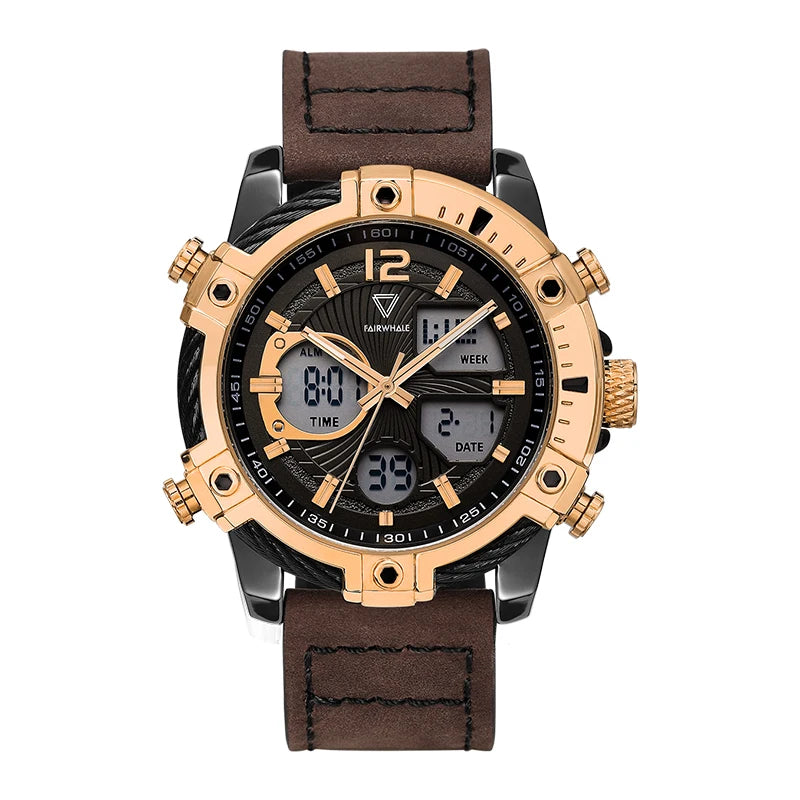 Watch Manufacturer Factory Wrist Watch Men Analog Quartz Wristwatch Luxury Stainless Steel Case Watches-9