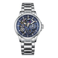 Mark Fairwhale Automatic Mechanical Skeleton Watch Luminous Water Resistant Metal Mens Casual Commute Watch-6