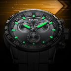 Mark Fairwhale Brand Fashion Alloy Case Night Light Quartz Wristwatches Waterproof Business Sports Watch for Men-4