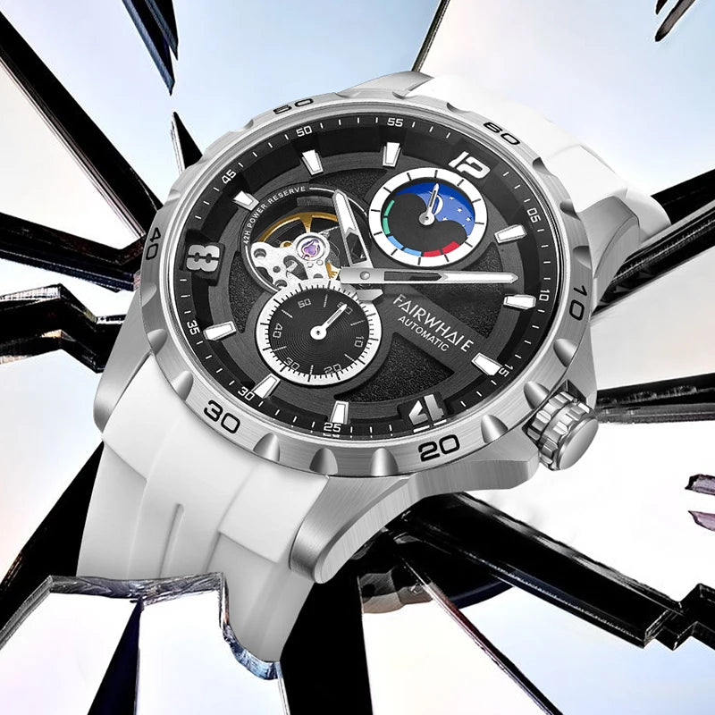 OEM ODM Men Watch Sapphire Stainless Steel Case Luminous Hand 40mm Automatic Mechanical Watch-1