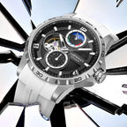 OEM ODM Men Watch Sapphire Stainless Steel Case Luminous Hand 40mm Automatic Mechanical Watch-1